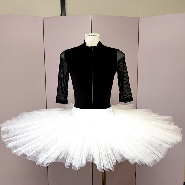 Classical pancake practice tutu for training, rehearsal - Multiple Sizes & Solid Colors